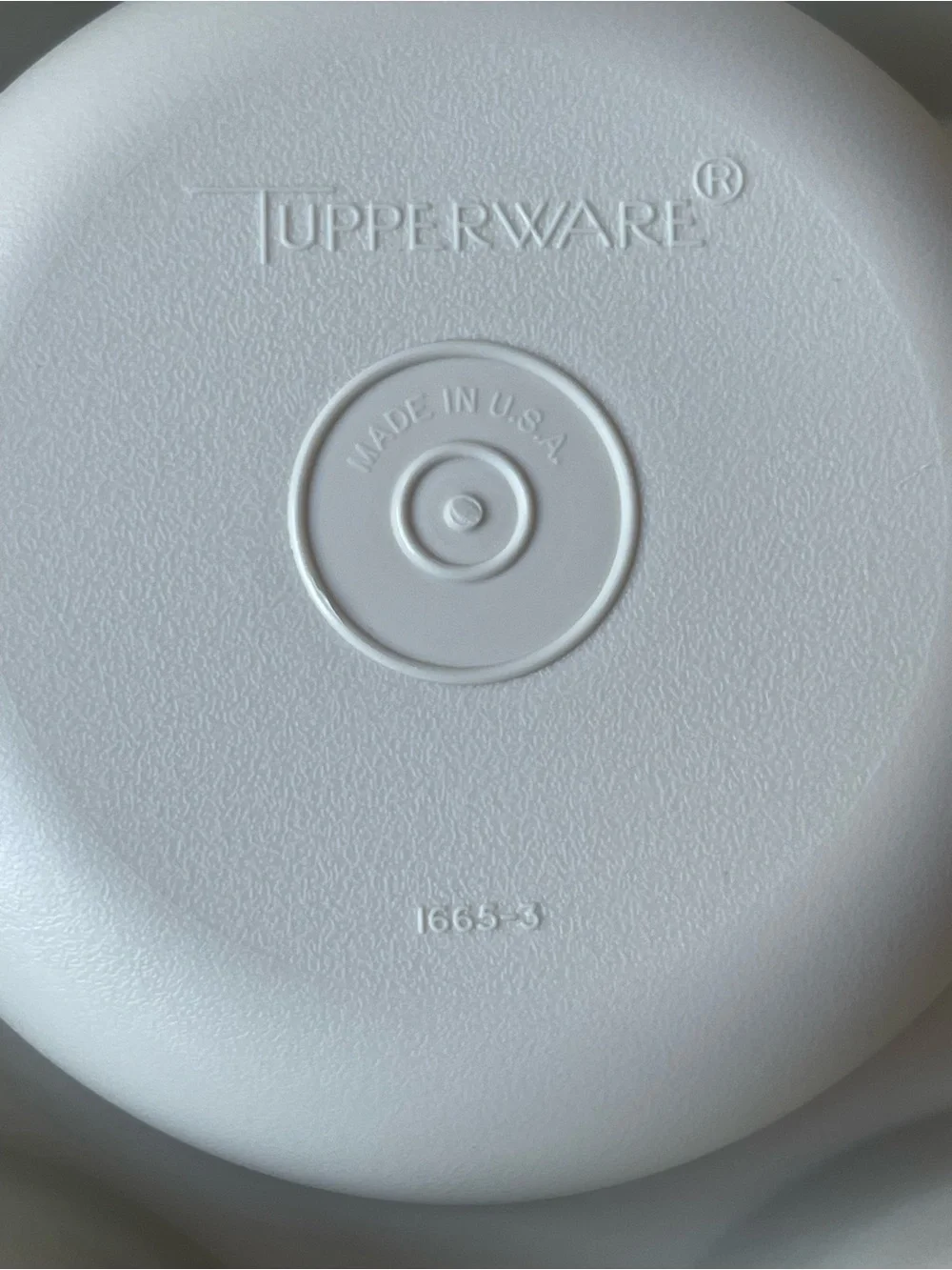 Vintage Tupperware Serving Center 1665 Almond Divided Party Tray with Lid